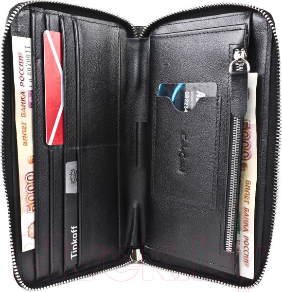 Изображение товара Портмоне Carlo Gattini Classico Orsi 7418-01 (черный)