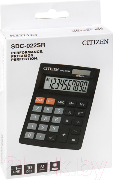 Изображение товара Калькулятор Citizen SDC-022 SR