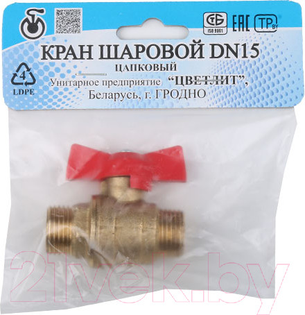 Изображение товара Шаровой кран Цветлит ZW10007