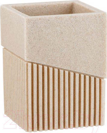 Изображение товара Стакан для зубной щетки и пасты Perfecto Linea 35-618301 (бежевый)