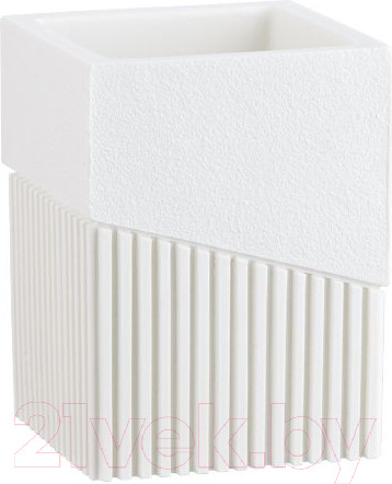 Изображение товара Стакан для зубной щетки и пасты Perfecto Linea 35-618302 (белый)