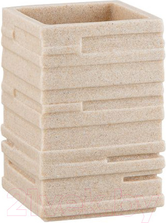 Изображение товара Стакан для зубной щетки и пасты Perfecto Linea 35-151300 (бежевый)