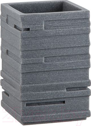 Изображение товара Стакан для зубной щетки и пасты Perfecto Linea 35-151302 (серый)