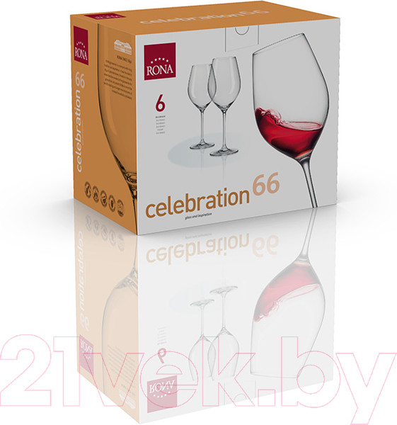 Изображение товара Набор бокалов Rona Celebration 66 6272/660 (6шт)