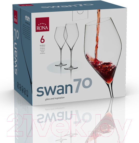 Изображение товара Набор бокалов Rona Swan 70 6650/700 (6шт)