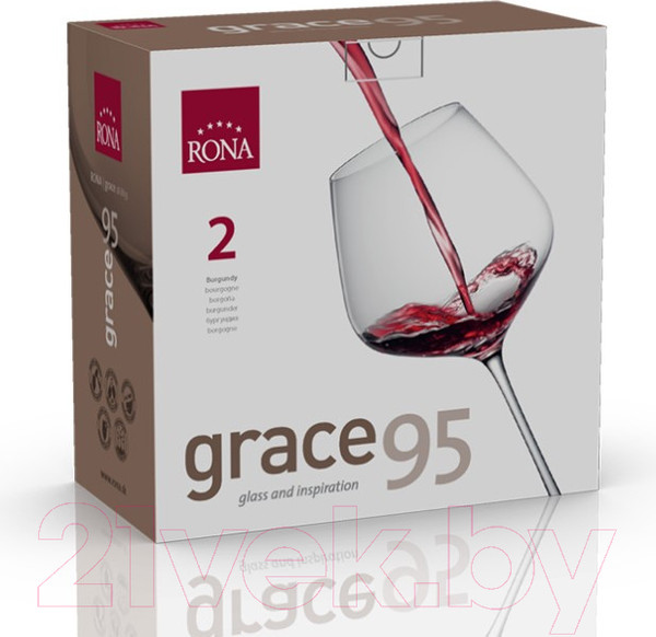 Изображение товара Набор бокалов Rona Grace 95 6835/950 (2шт)