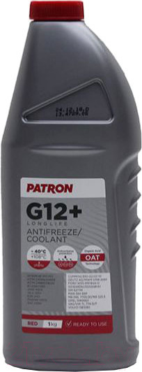 Изображение товара Антифриз Patron G12+ / PCF2001 (1кг, красный)
