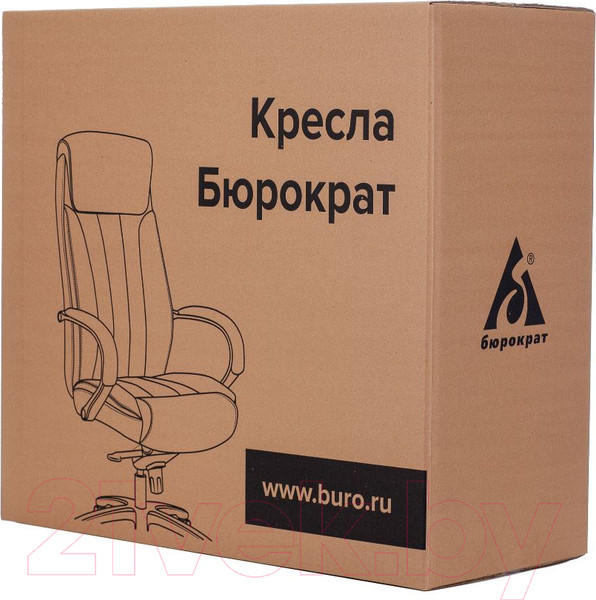 Изображение товара Кресло офисное Бюрократ T-9908AXSN-AB (кожа черный/хром)