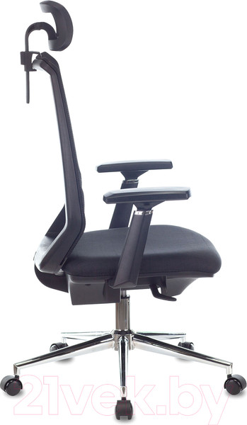 Изображение товара Кресло офисное Бюрократ MC-612N-H (сетка черная TW-01/ткань 38-418)