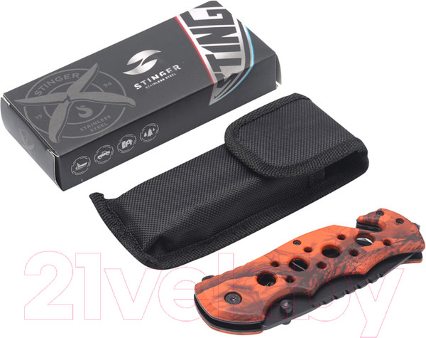 Изображение товара Нож складной STINGER FK-020OR
