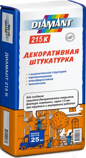 Изображение товара Штукатурка декоративная Diamant 215 K (25кг)