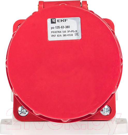 Изображение товара Розетка силовая EKF 135 3Р+РЕ+N 63А 380В IP67