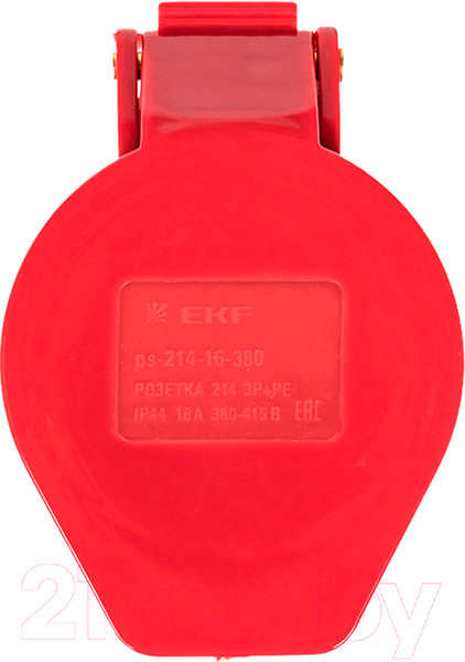 Изображение товара Розетка силовая EKF 214 3Р+РЕ 16А 380В IP44