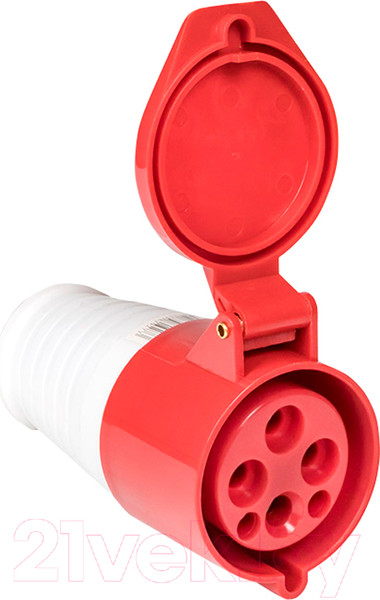 Изображение товара Розетка силовая EKF 214 3Р+РЕ 16А 380В IP44