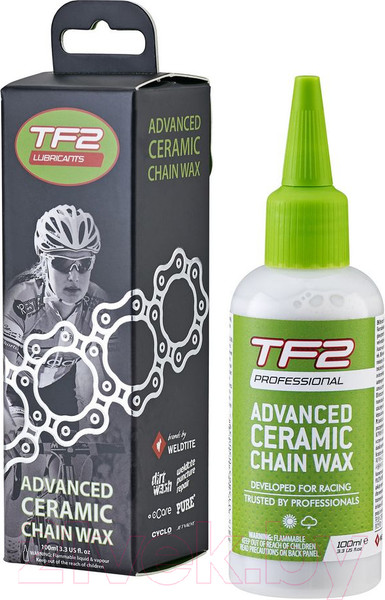 Изображение товара Смазка для велосипедной цепи Weldtite TF2 Professional Advanced Ceramic Chain Wax / 7-03053-MXM (100мл)