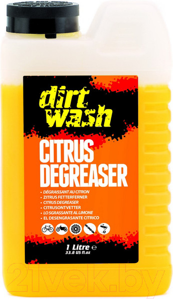 Изображение товара Средство по уходу за велосипедом Weldtite Dirtwash Citrus Degreaser / 7-03022-MXM (1000мл)