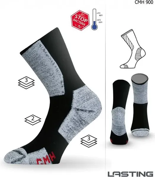 Изображение товара Термоноски Lasting CMH901XL (серый)
