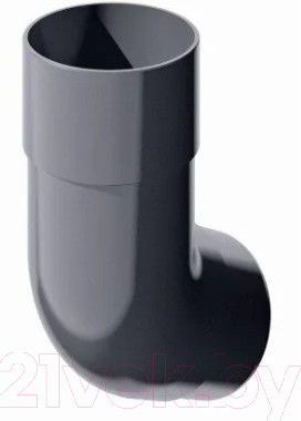 Изображение товара Колено трубы водосточной Технониколь ПВХ 135 градусов / 425665 (серый)