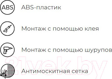 Изображение товара Решетка вентиляционная ERA 1515П