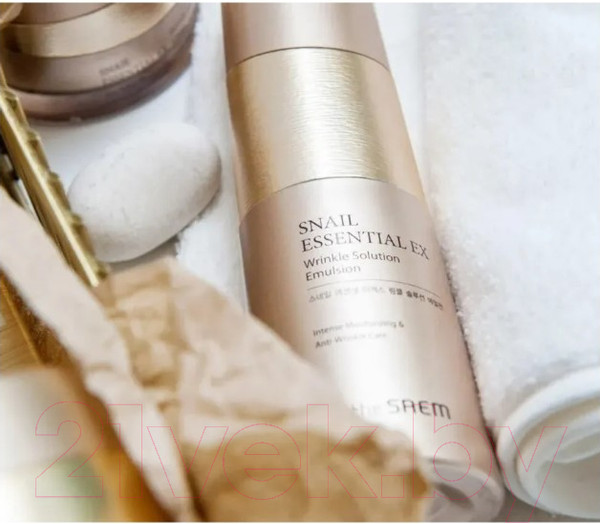 Изображение товара Эмульсия для лица The Saem Snail Essential EX Wrinkle Solution Emulsion (150мл)
