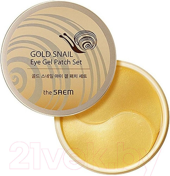 Изображение товара Патчи под глаза The Saem Gold Snail Eye Gel Patch Set (60шт)