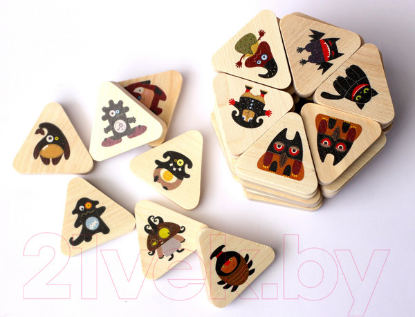 Изображение товара Настольная игра Десятое королевство 3D Мемори. Монстрики / 02903