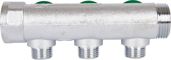 Изображение товара Коллектор отопления Stout ЕК SMB 6850 1"x3/4" / 13689 (с регулирующими вентилями)