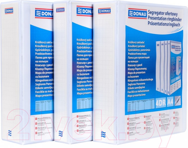 Изображение товара Папка-регистратор Donau Panorama / 2788404PL-09 (белый)