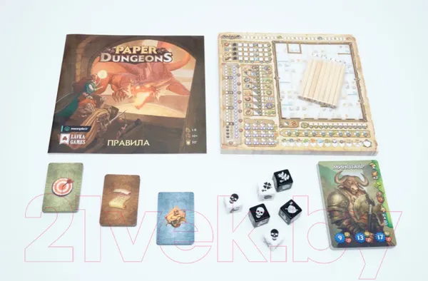 Изображение товара Настольная игра Лавка Игр Бумажные подземелья