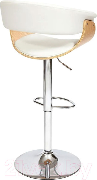 Изображение товара Стул барный Tetchair Vimta (белый/натуральный/хром)