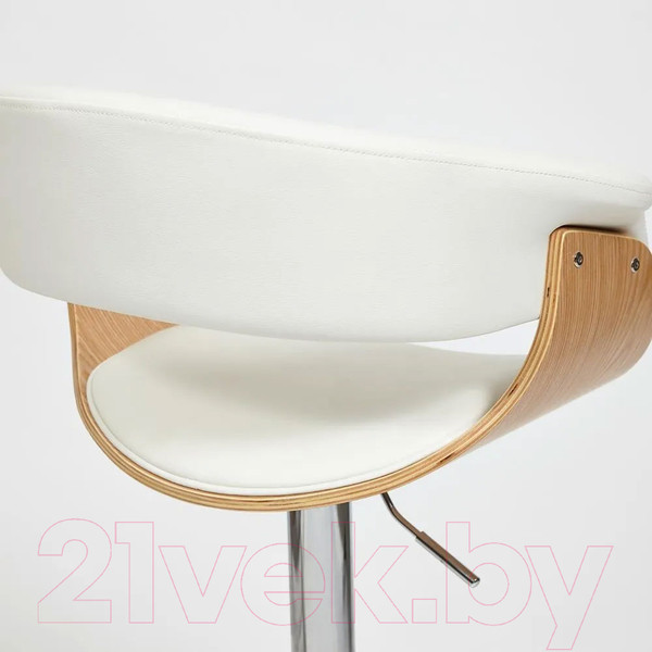 Изображение товара Стул барный Tetchair Vimta (белый/натуральный/хром)