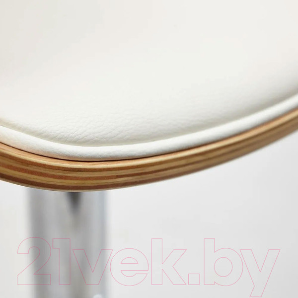 Изображение товара Стул барный Tetchair Vimta (белый/натуральный/хром)