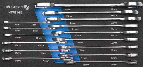 Изображение товара Набор ключей Hoegert HT7G145