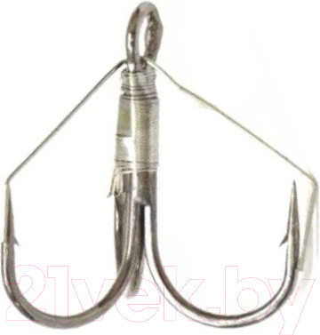 Изображение товара Набор крючков рыболовных KOI Weedless Treble Hook 1 (5шт)