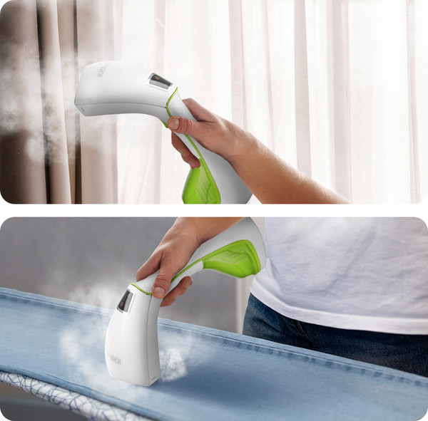 Изображение товара Отпариватель Kitfort KT-999-2 (белый/салатовый)