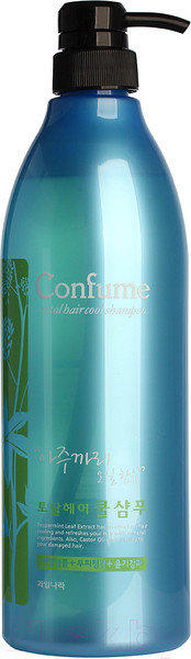Изображение товара Шампунь для волос Welcos Confume Total Hair Cool Shampoo с экстрактом мяты (950мл)
