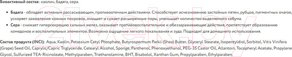 Изображение товара Маска для лица кремовая Aravia Professional Рассасывающая с поросуживающим эффектом (300мл)