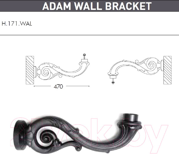Изображение товара Бра уличное Fumagalli Noemi E35.171.000.WYH27