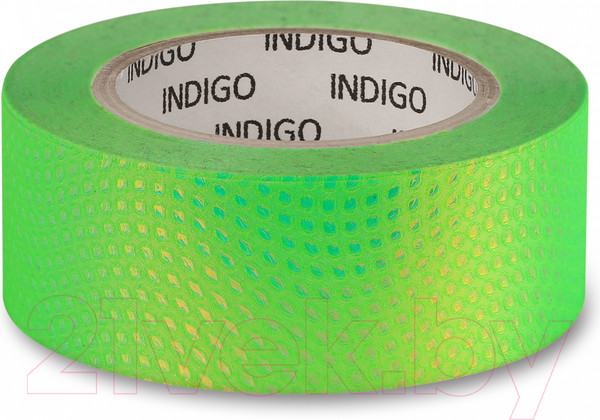 Изображение товара Обмотка для гимнастического снаряда Indigo Sport Snake IN303 (зеленый/золото)