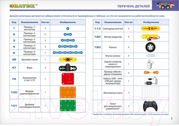 Изображение товара Научная игра Знаток Вездеход Лидер / 70834