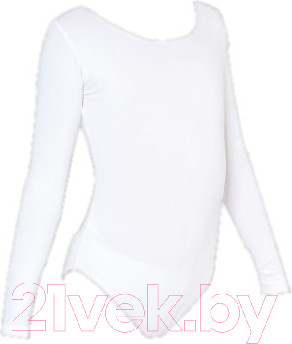 Изображение товара Купальник для художественной гимнастики Indigo Sport SM-093 (р-р 42, белый)