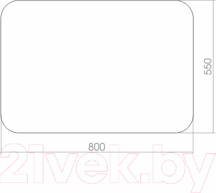 Изображение товара Зеркало Silver Mirrors Шампань 80x55 / ФР-00000952