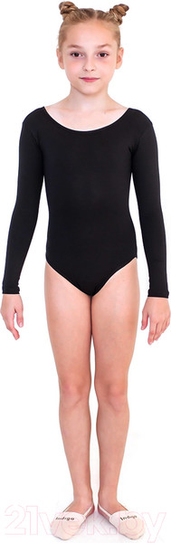 Изображение товара Купальник для художественной гимнастики Indigo Sport SM-094 (р-р 44, черный)