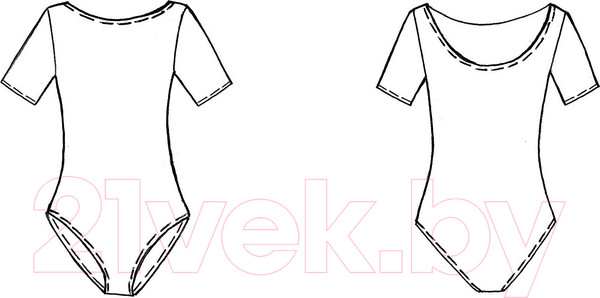 Изображение товара Купальник для художественной гимнастики Indigo Sport SM-189 (р.40, черный)