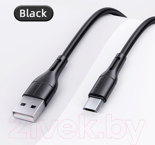 Изображение товара Кабель Usams U68 Micro / US-SJ502 (1м, черный)