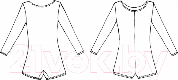 Изображение товара Комбинезон гимнастический Indigo Sport SM-193 (р.38, черный)