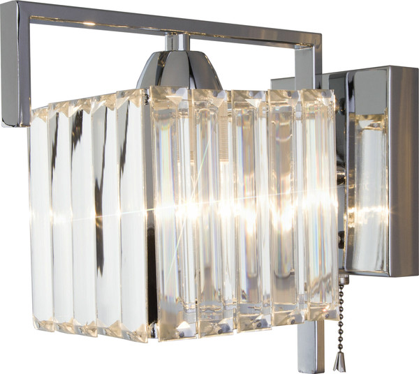 Изображение товара Бра Евросвет 10126/1 (хром/прозрачный хрусталь)