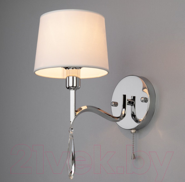 Изображение товара Бра Евросвет 10127/1 (хром/прозрачный хрусталь)