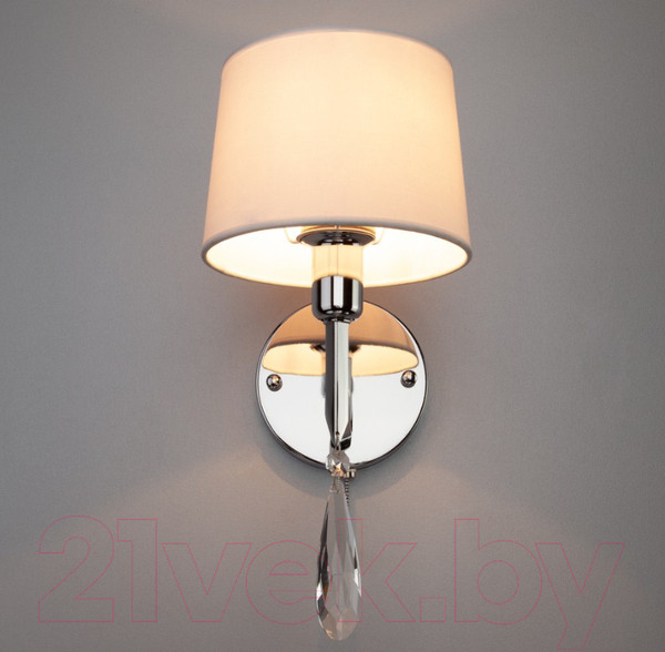 Изображение товара Бра Евросвет 10127/1 (хром/прозрачный хрусталь)