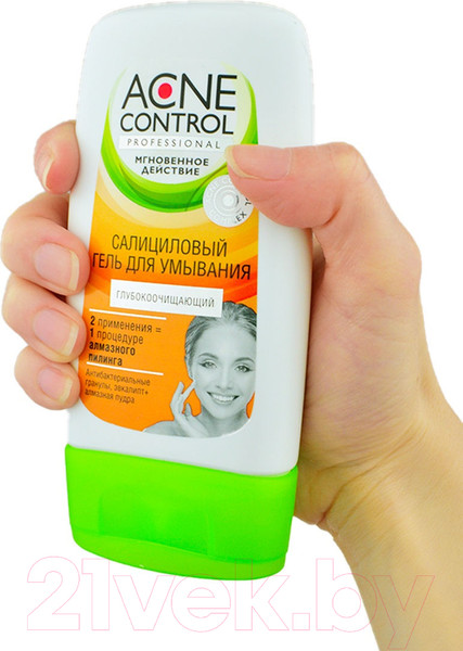 Изображение товара Гель для умывания Acne Control Professional Салициловый глубокоочищающий (150мл)